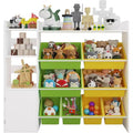Children's Storage Rack Organizing Bookshelf for Playrooms Storage Bookshelf for Boys', Girls', and Baby Rooms Craft Room Bookshelf
