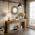 Console Table, Wooden Sofa Table Entryway Console Foyer Table